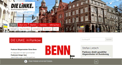 Desktop Screenshot of die-linke-pankow.de