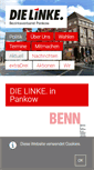 Mobile Screenshot of die-linke-pankow.de