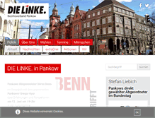 Tablet Screenshot of die-linke-pankow.de